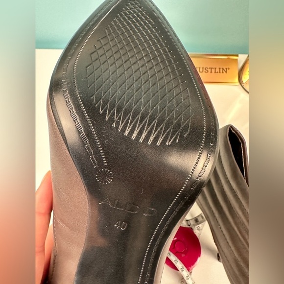 Aldo gray leather booties, size 9 (EU 40), new with tags - Picture 10 of 13